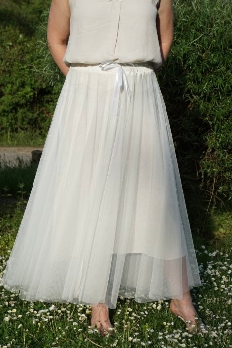 Tüllrock weiß