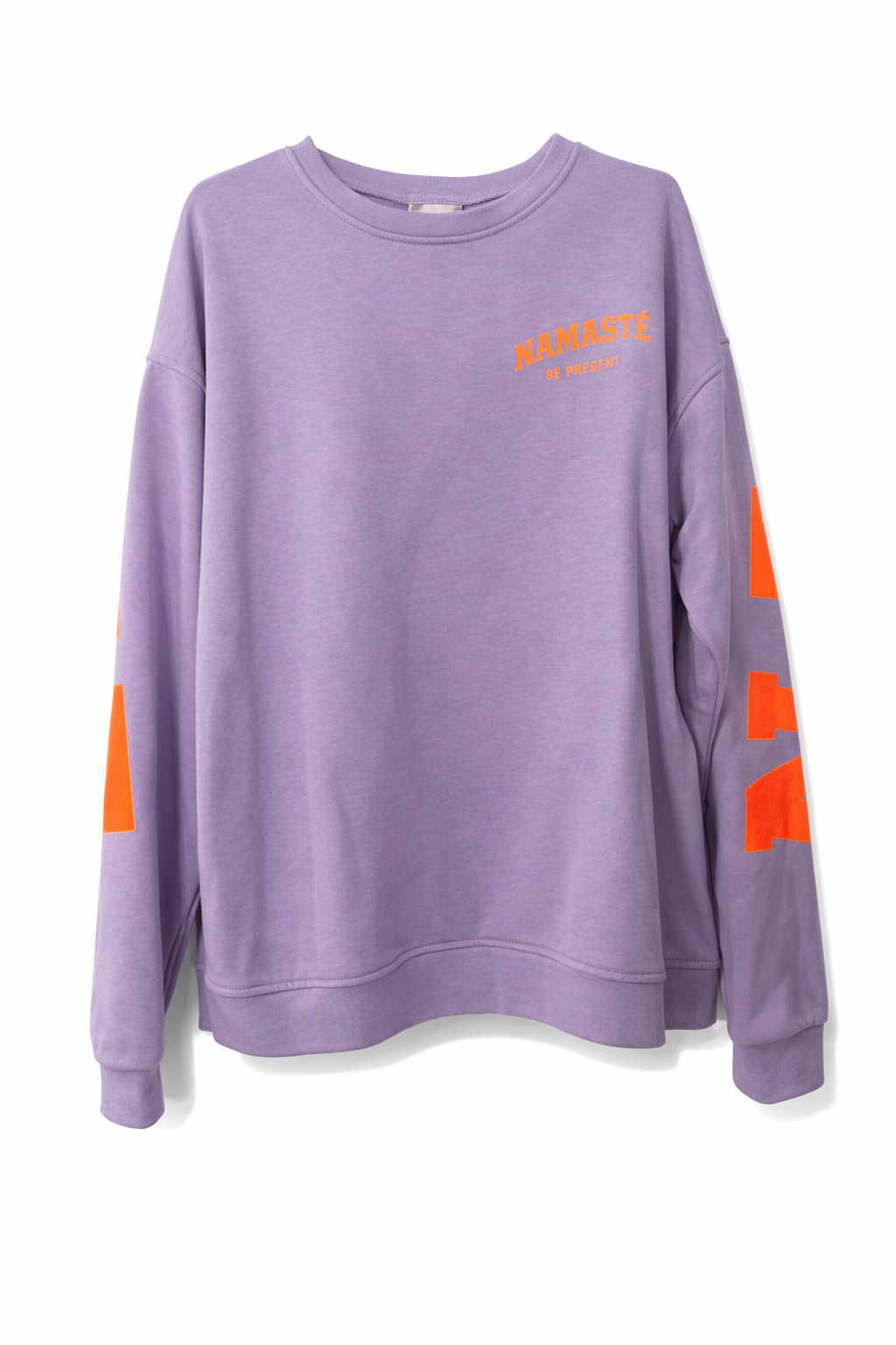 Namaste Sweatshirt Damen – Stylischer Oversize Pullover mit Statement Print – Trend Longsleeve