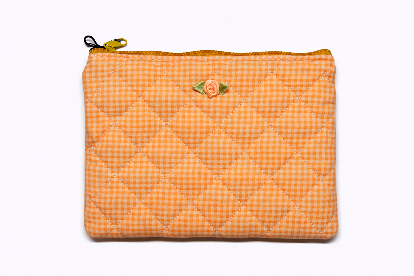 Kosmetiktasche gesteppt – Weiche Make-up Tasche aus Stoff – Stylischer Kulturbeutel Damen