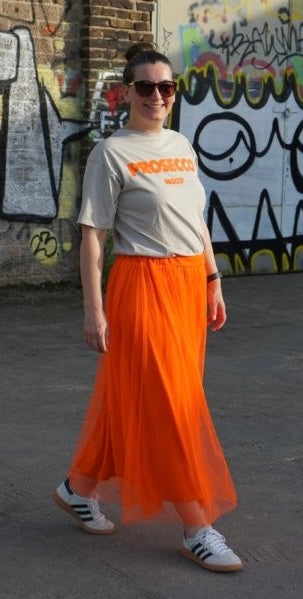 Tüllrock orange