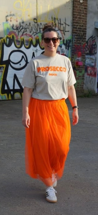 Tüllrock orange