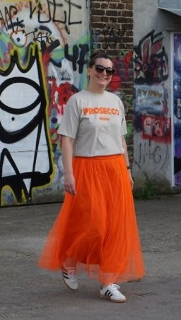 Tüllrock orange