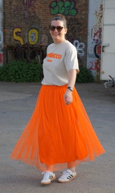 Tüllrock orange