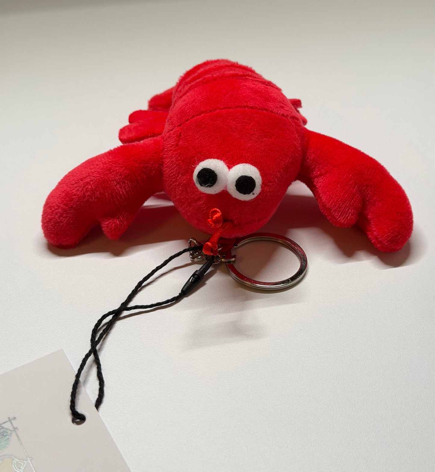 Plüsch Schlüsselanhänger Hummer – Süßer Lobster Keychain für Tasche & Schlüssel – Geschenkidee