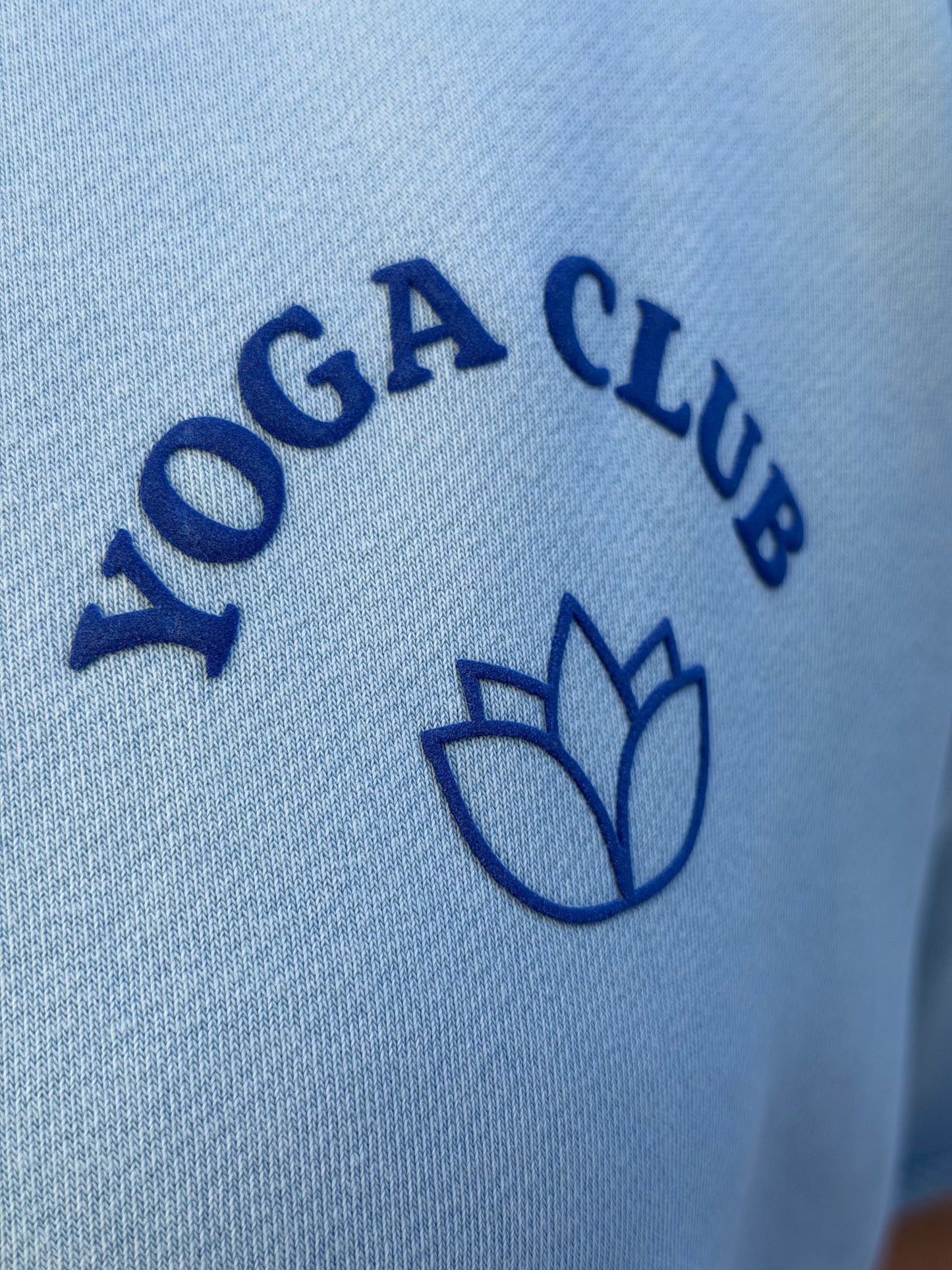 Yoga Club Sweatshirt – Oversized Kurzarm Pullover