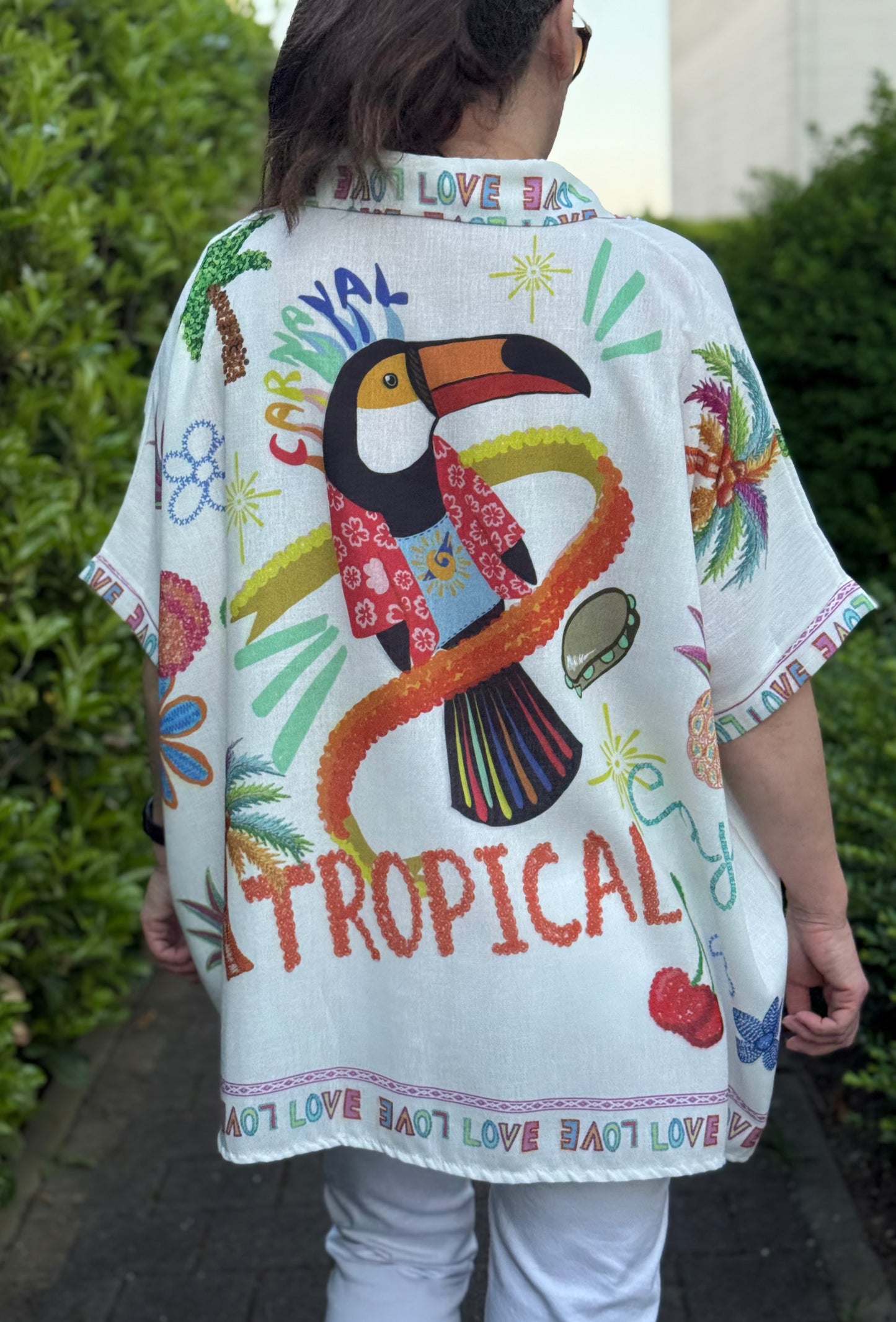 Bluse Tropical