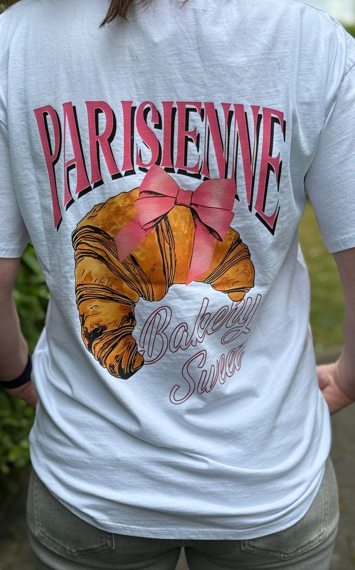T-Shirt Parisienne weiß