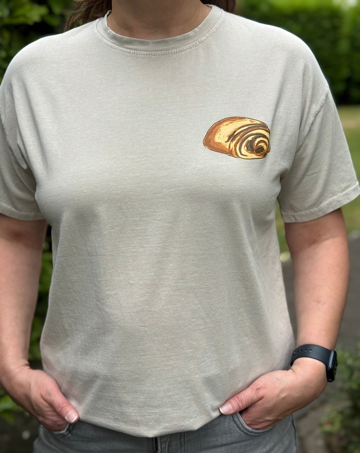 T-Shirt Schokobrötchen beige