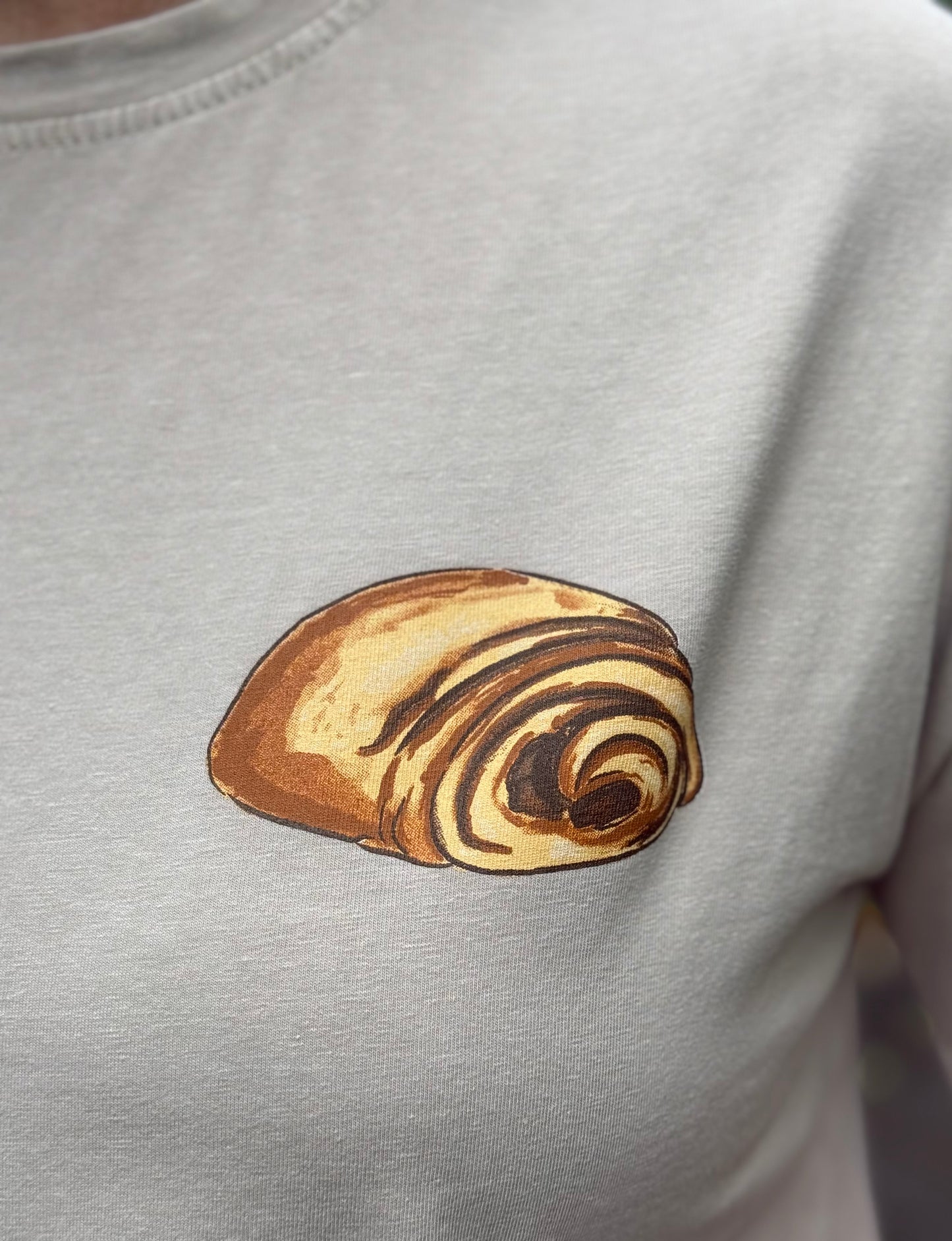 T-Shirt Schokobrötchen beige