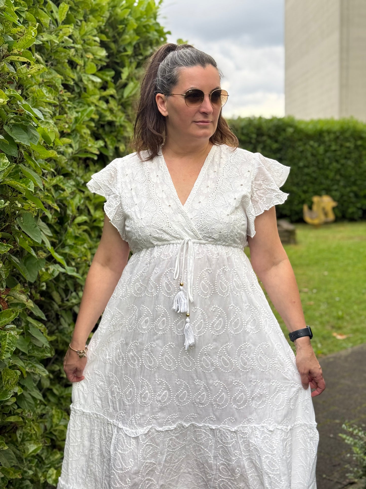 Boho-Kleid "weißer Sommertraum"