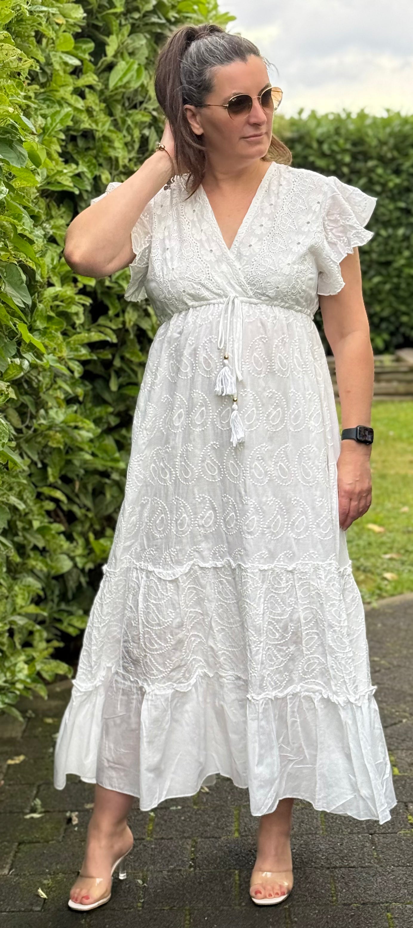Boho-Kleid "weißer Sommertraum"