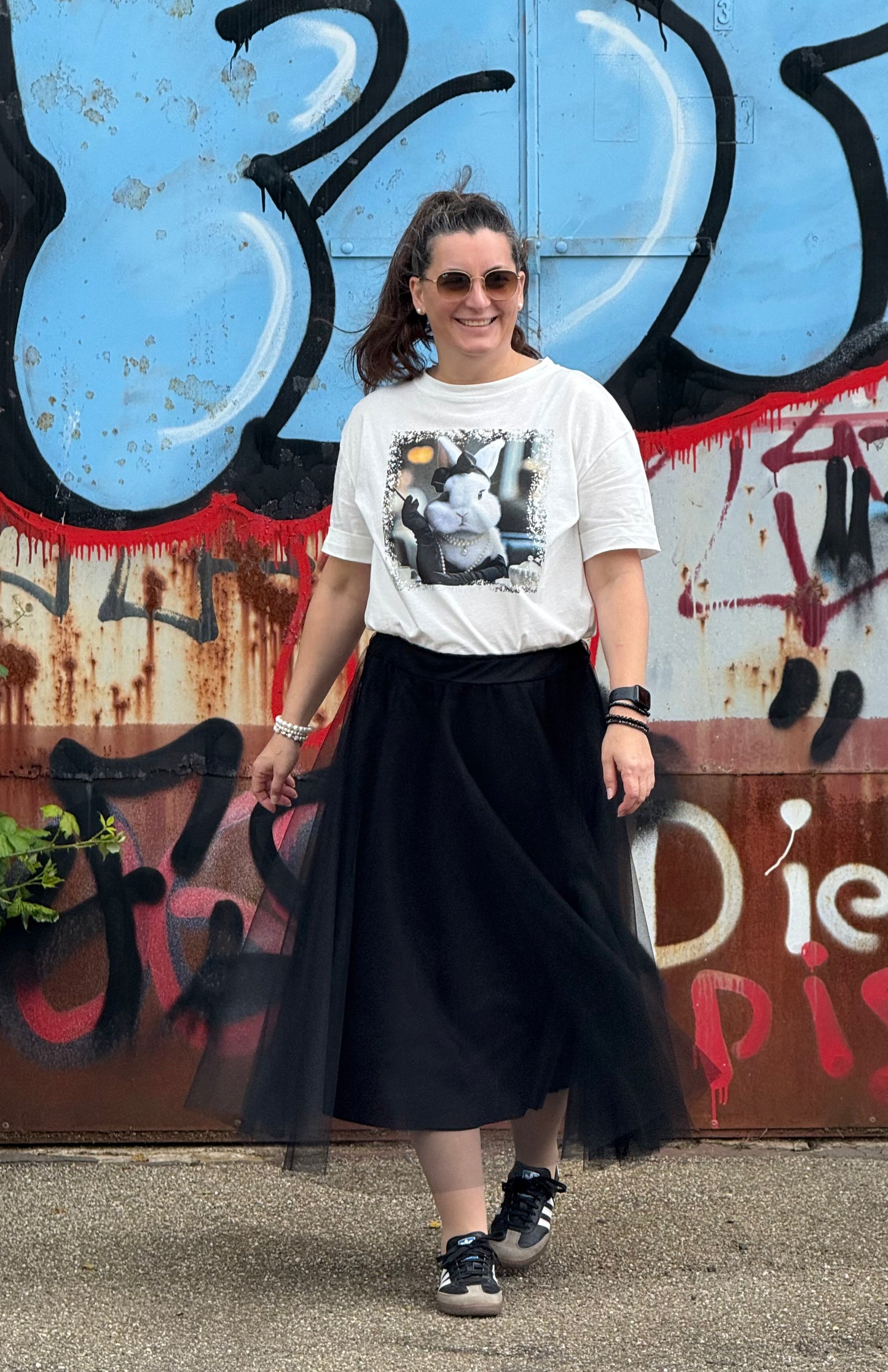 Tüllrock schwarz