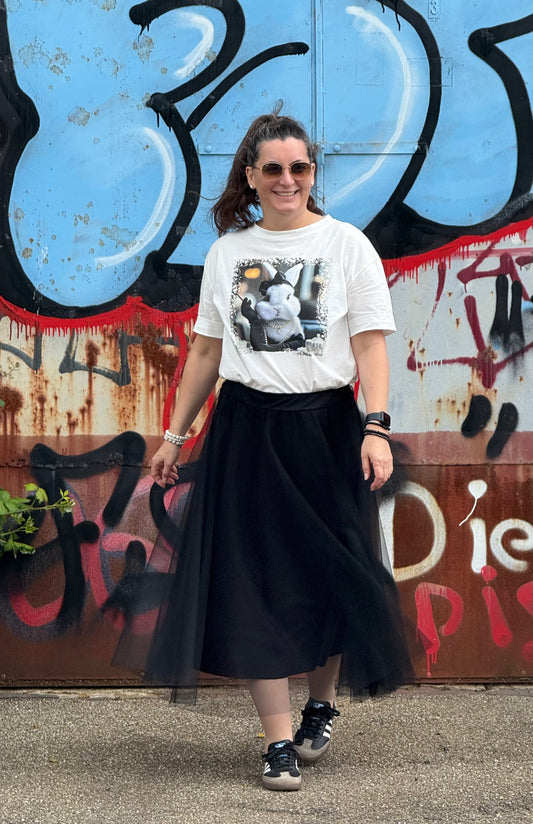 Tüllrock schwarz